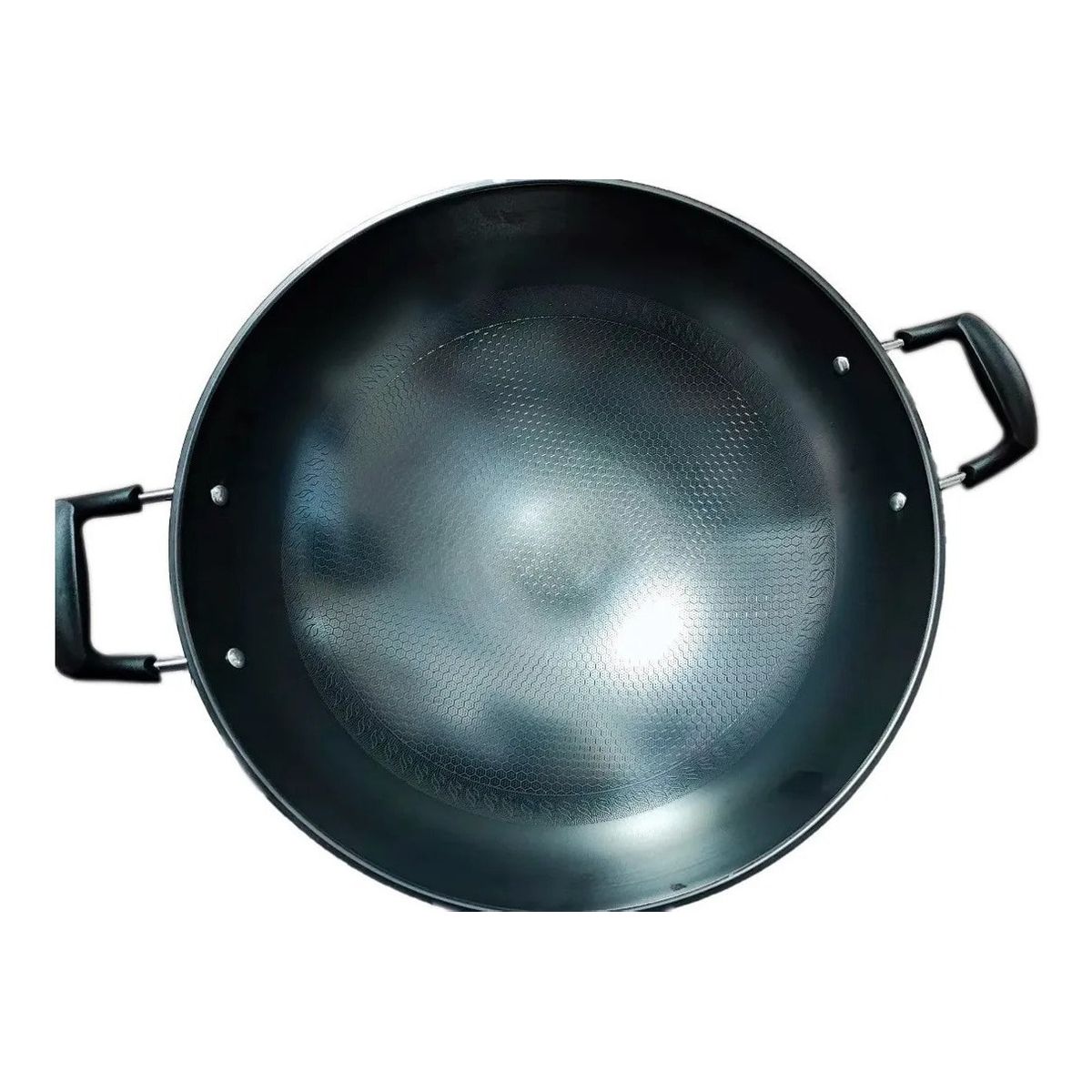 GENERICO - Disco Wok Teflon 47 Cm Con Manillas