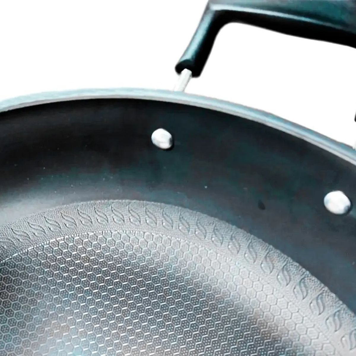 GENERICO - Disco Wok Teflon 47 Cm Con Manillas