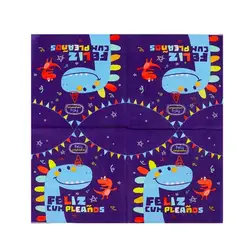 GENERICO - Servilletas Dinosaurio Feliz Cumpleaños 16Pcs 33X33Cm