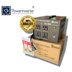 GENERICO - TRANSFORMADOR BIDIRECCIONAL 220VAC A 110VAC 5000W - USB - ALTA CALIDAD