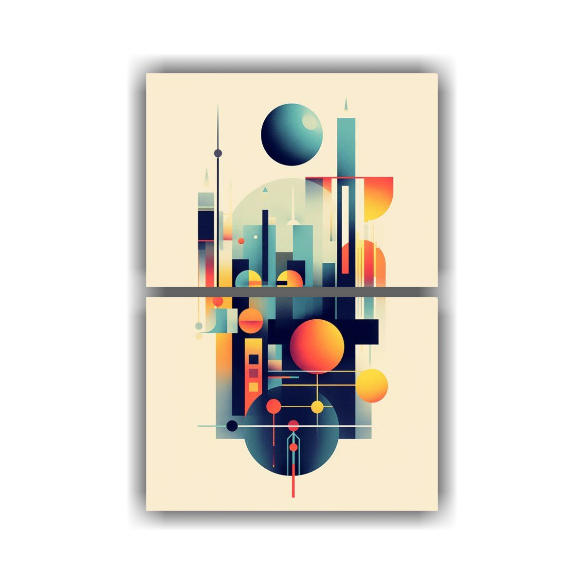 GENERICO - Dibujos Geométricos Minimalistas Para 40x60 Cm