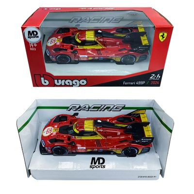 Imagen 2 del producto Auto Hypercar 24h Lemans 2024 Ferrari 499p n50 Normal 1:43