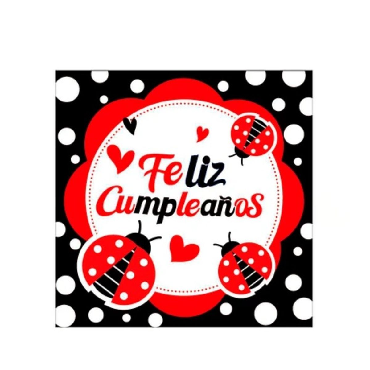GENERICO - Servilletas Feliz Cumpleaños 16Pcs 33X33Cm