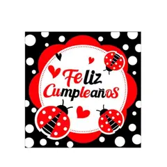 GENERICO - Servilletas Feliz Cumpleaños 16Pcs 33X33Cm