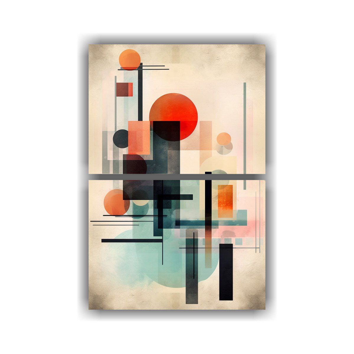 GENERICO - Cuadros Hermoso Baño De Tono Suave En Estilo 45x60 Cm