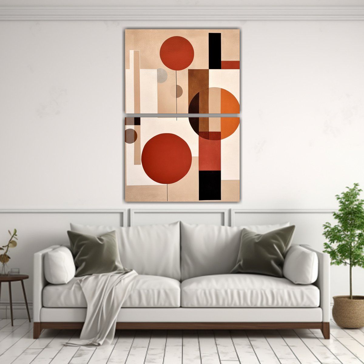 GENERICO - Conjunto 2 Lienzos Tela Sublimada Arte 45x60 Cm