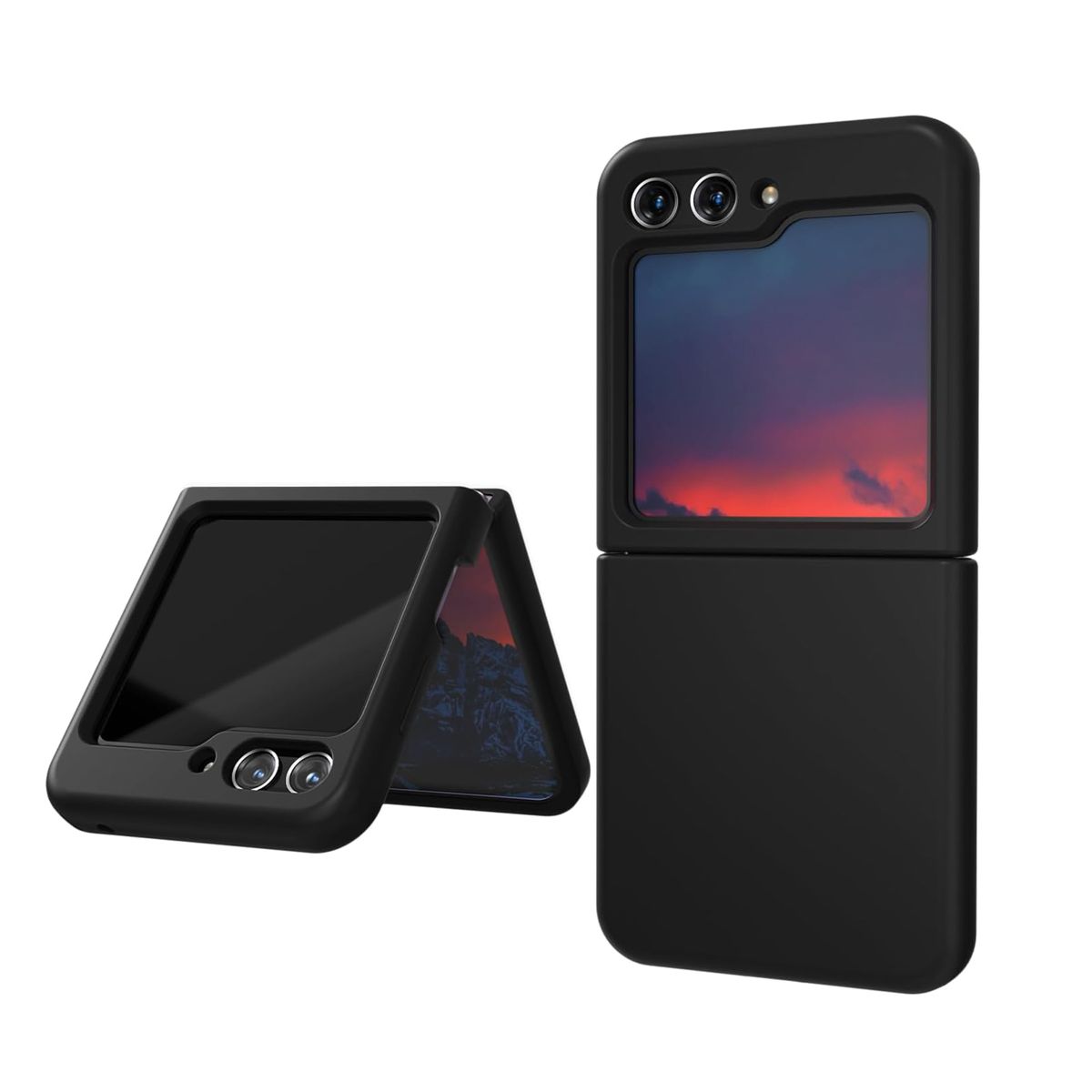 JOIGO - Carcasa AntiGolpe Para Samsung Z Flip 7FE Goma Negro