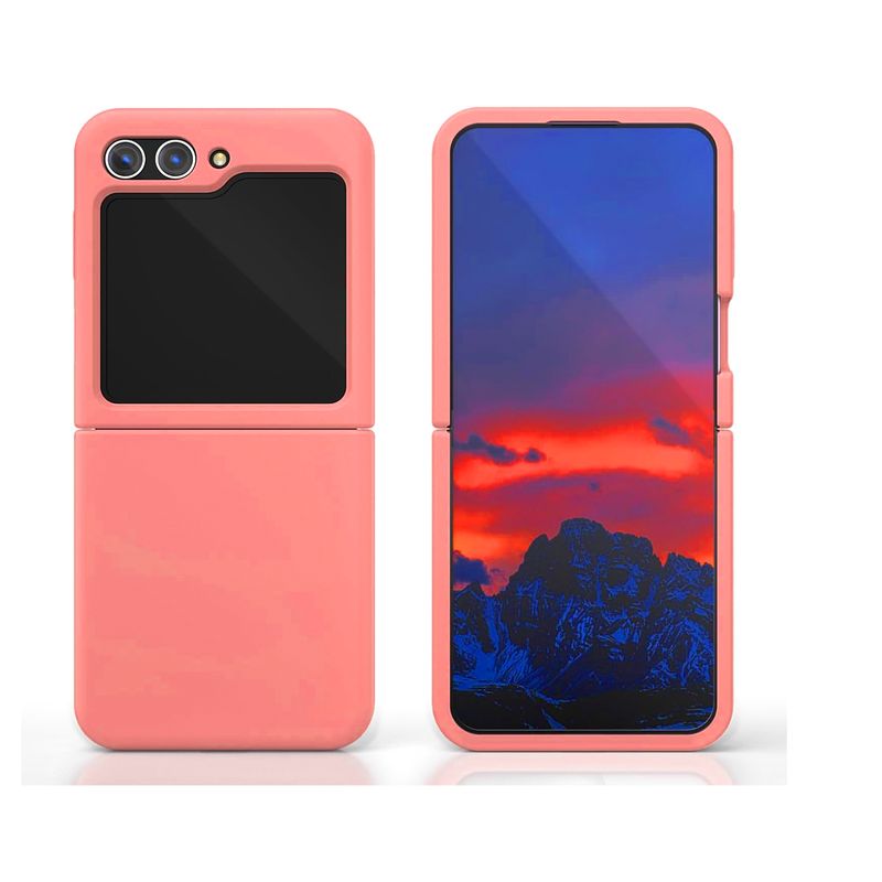 JOIGO - Carcasa AntiGolpe Para Samsung Z Flip 7FE Goma Coral