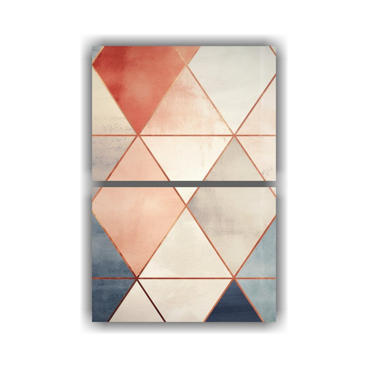 GENERICO - Cuadros Modernos Geométricos Elegantes Para 45x60 Cm