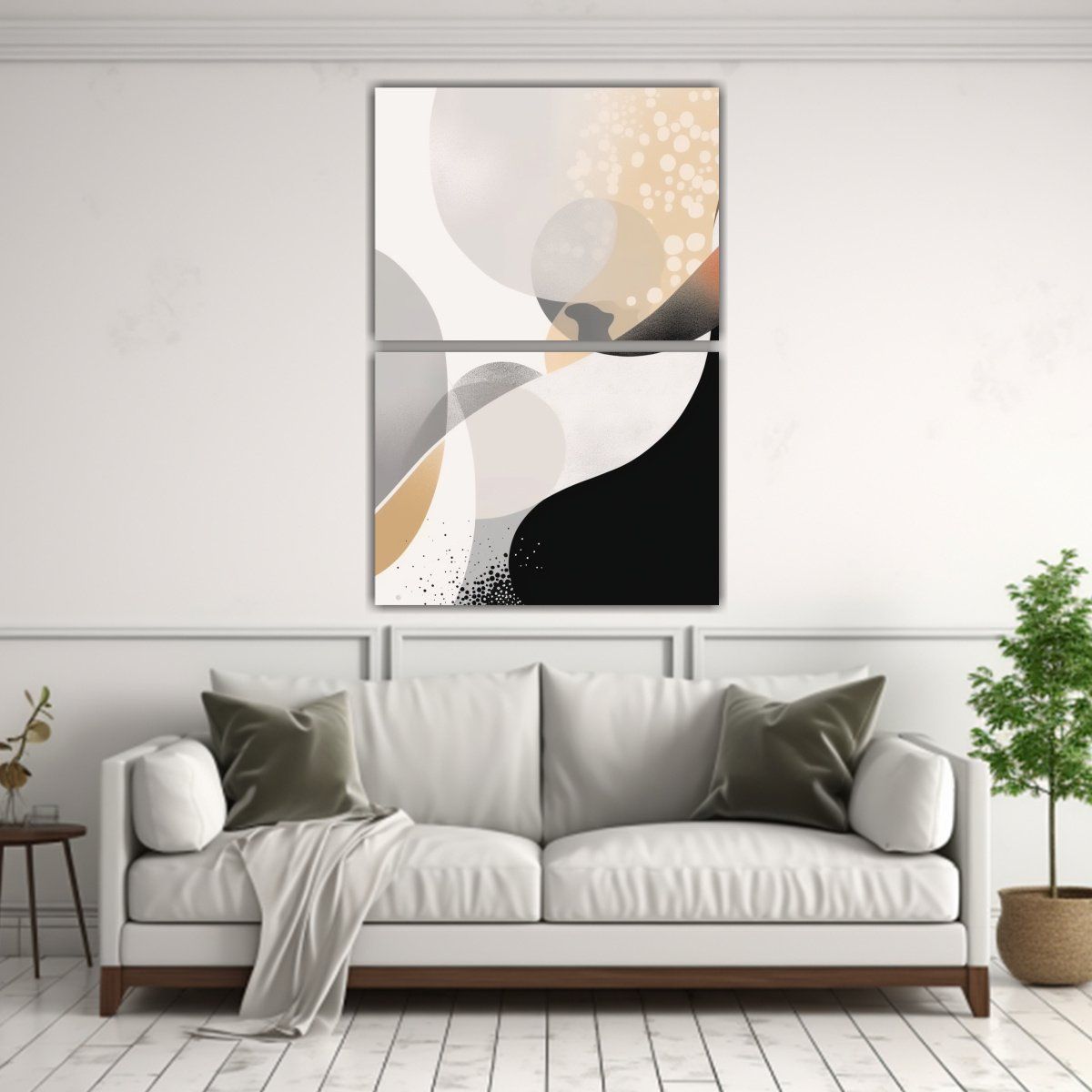 GENERICO - Conjunto 2 Telas En Bastidor Alta Calidad 40x60 Cm