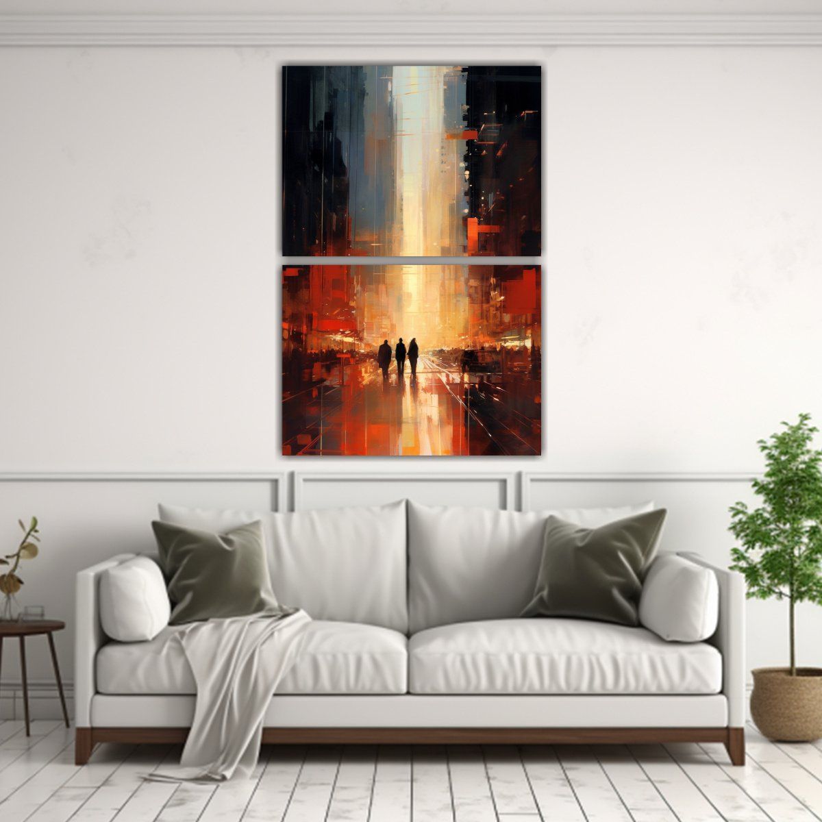 GENERICO - Cuadros Abstractos Jonathan Anderson Estilo J 40x60 Cm