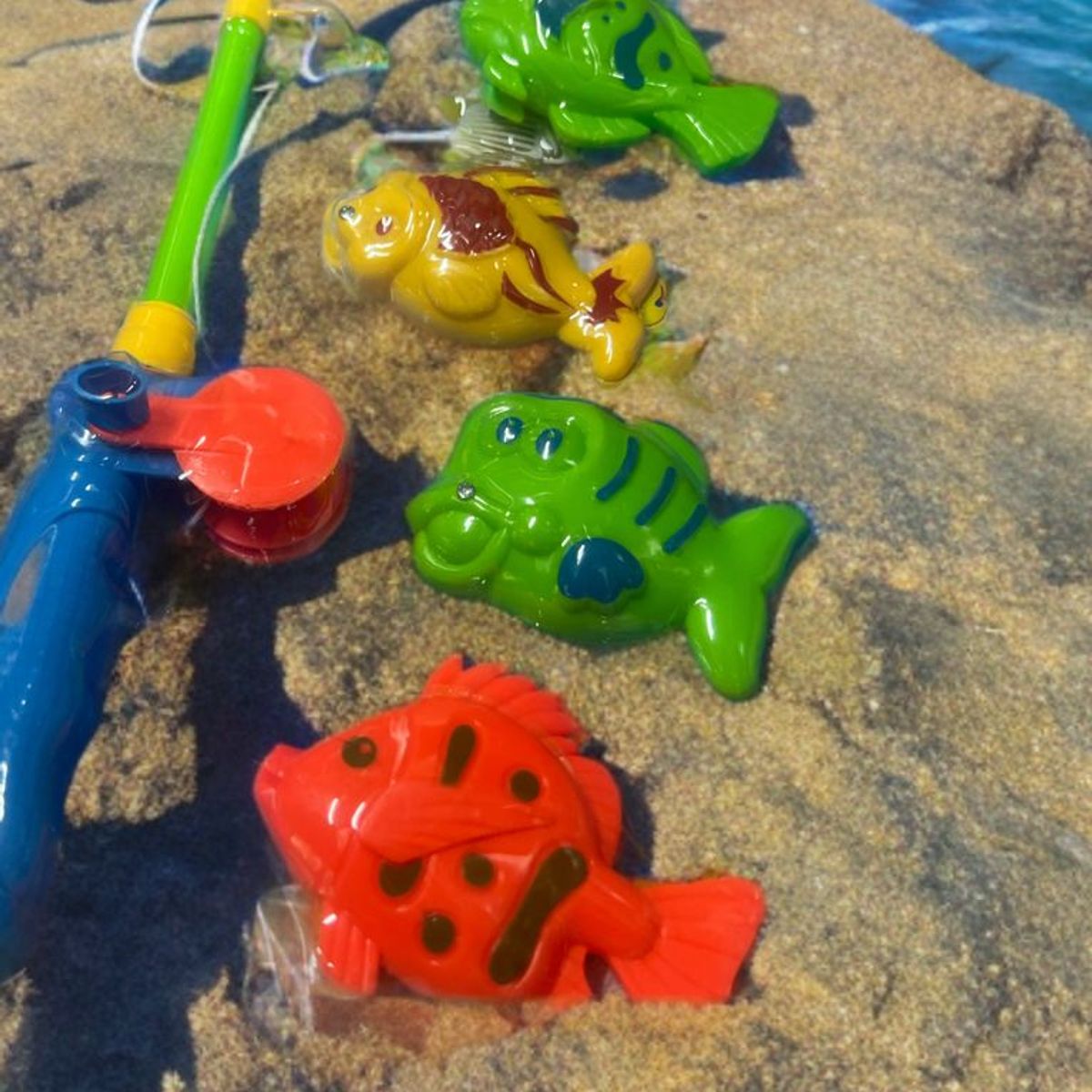 GENERICO - Pack Pesca Milagrosa Juego Con peces + Caña Pescar