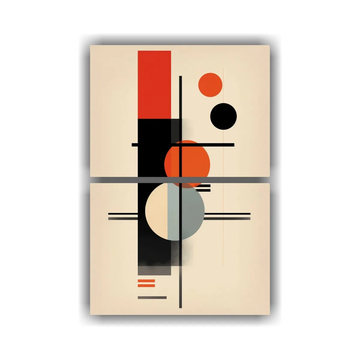 GENERICO - Conjunto 2 Cuadros Canvas Hermoso Majestuosas 40x60 Cm