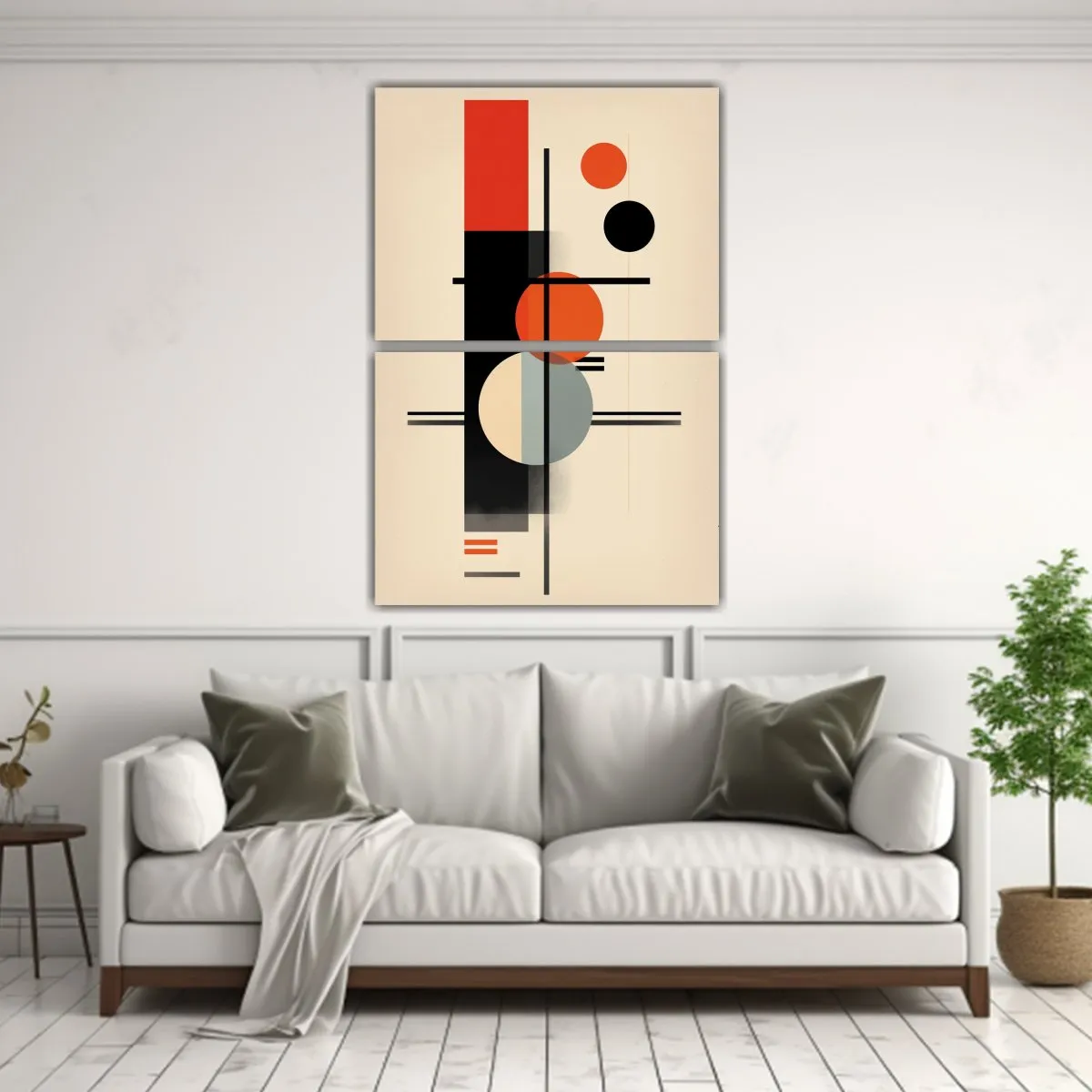 GENERICO - Conjunto 2 Cuadros Canvas Hermoso Majestuosas 40x60 Cm