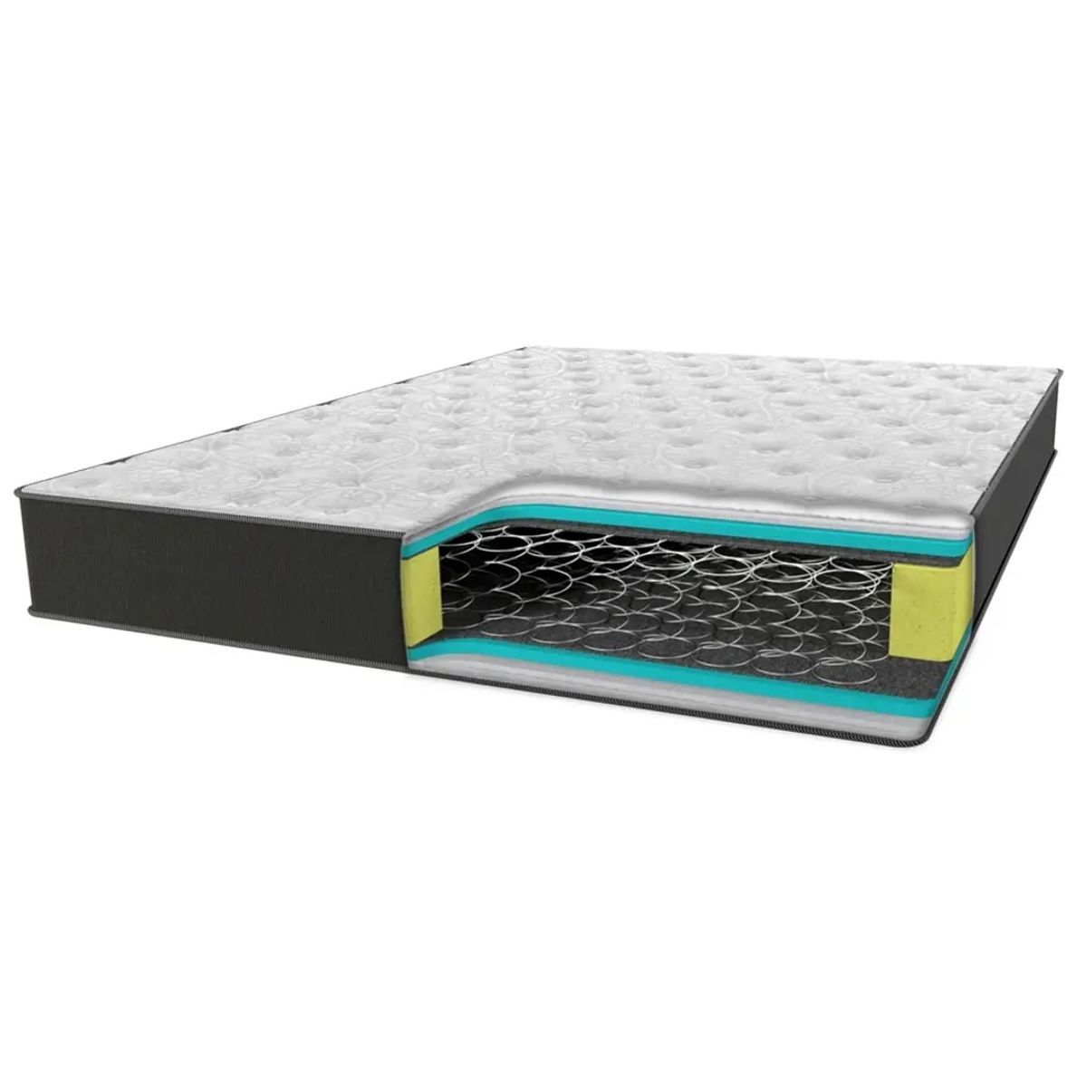 BLOCCARE - Colchón 1.5 plaza modelo Black largo 200 cm