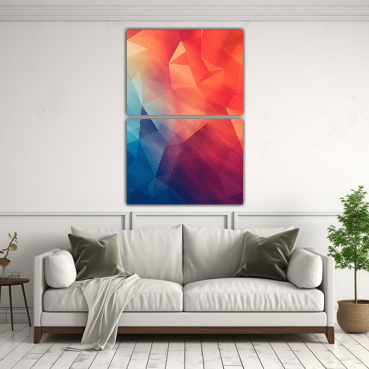 GENERICO - Pinturas Decorativas Con Finas Líneas En 45x60 Cm