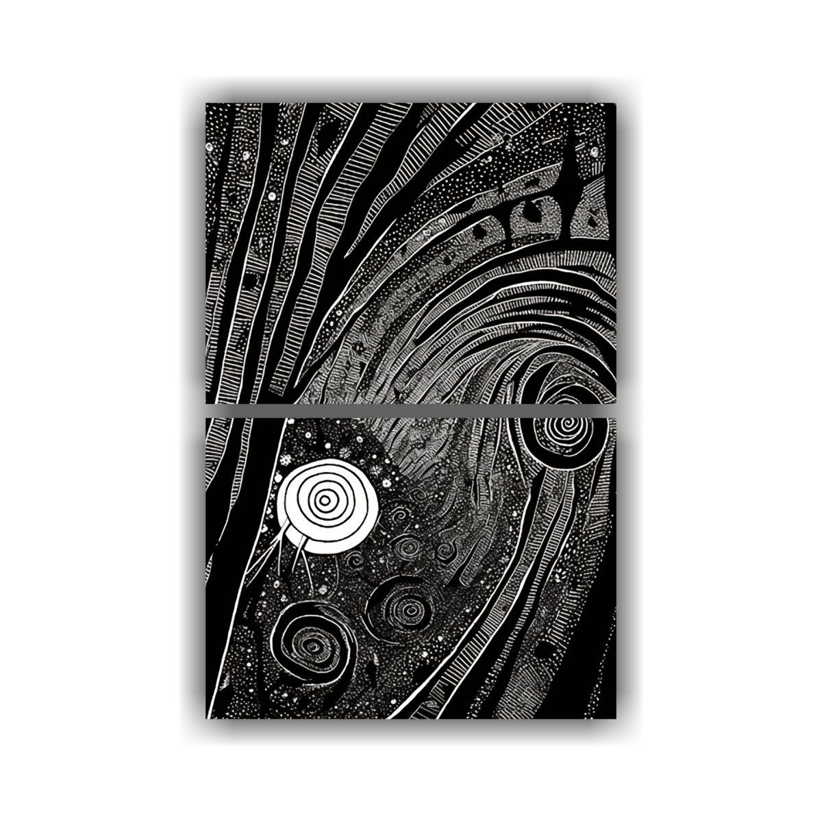 GENERICO - Cuadro Tema Inspiración Smith Para Colorear 45x60 Cm