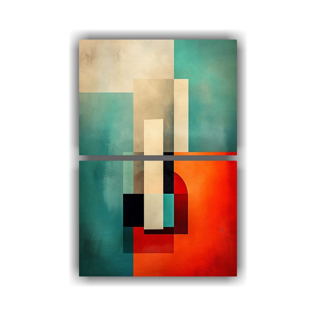 GENERICO - Pinturas Abstractas Minimalistas En Bastidor De 45x60 Cm