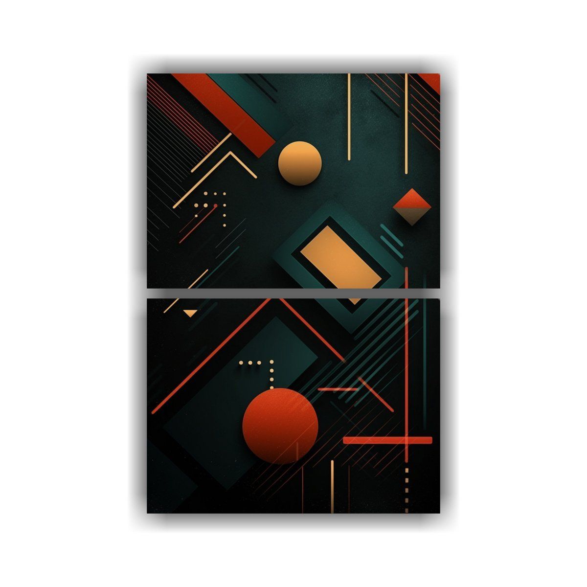 GENERICO - Lienzos Alta Calidad Estilo Diseño Gráfico 45x60 Cm