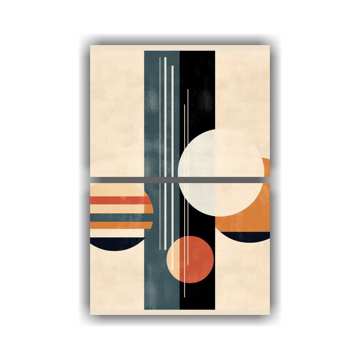 GENERICO - Cuadro Decorativo Minimalista Abstracto De 45x60 Cm