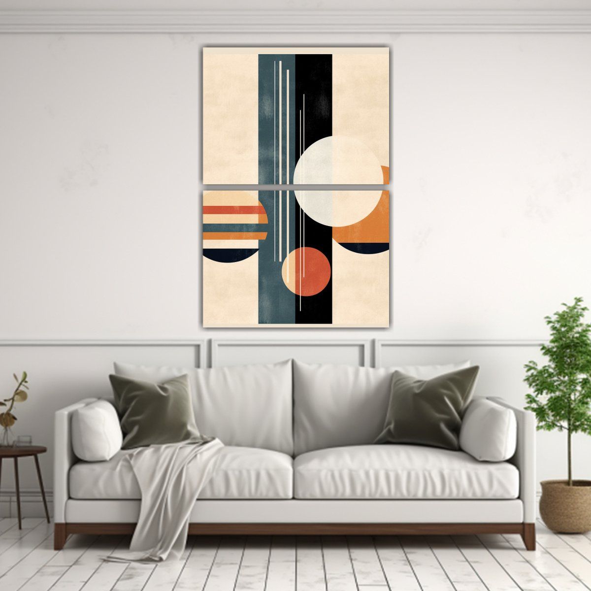 GENERICO - Cuadro Decorativo Minimalista Abstracto De 45x60 Cm