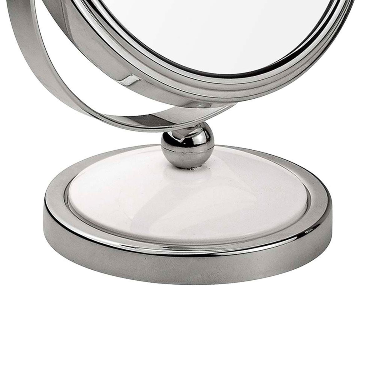 GENERICO - Espejo para maquillaje 17cm cromado Mor