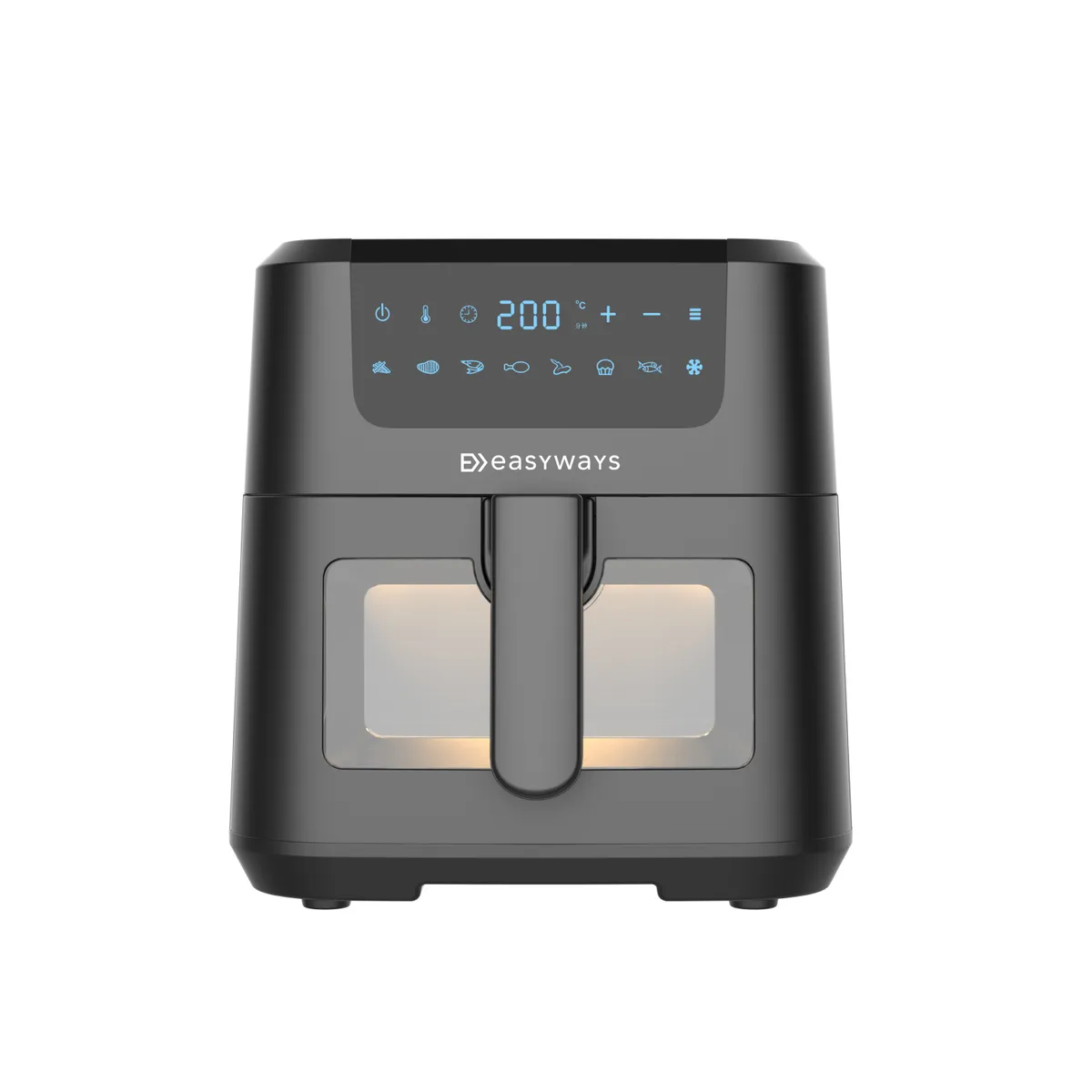 EASYWAYS - Freidora de Aire Air Fryer Chic Prime 5 L con Visor EasyWays