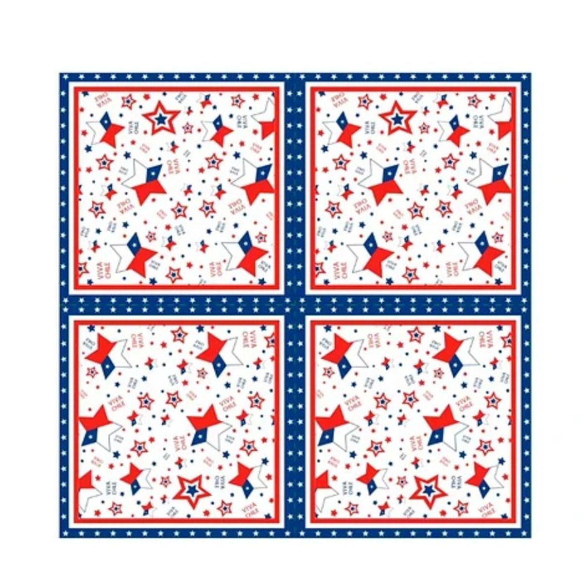 GENERICO - Servilletas De Papel Viva Chile 16Pcs 33X33Cm