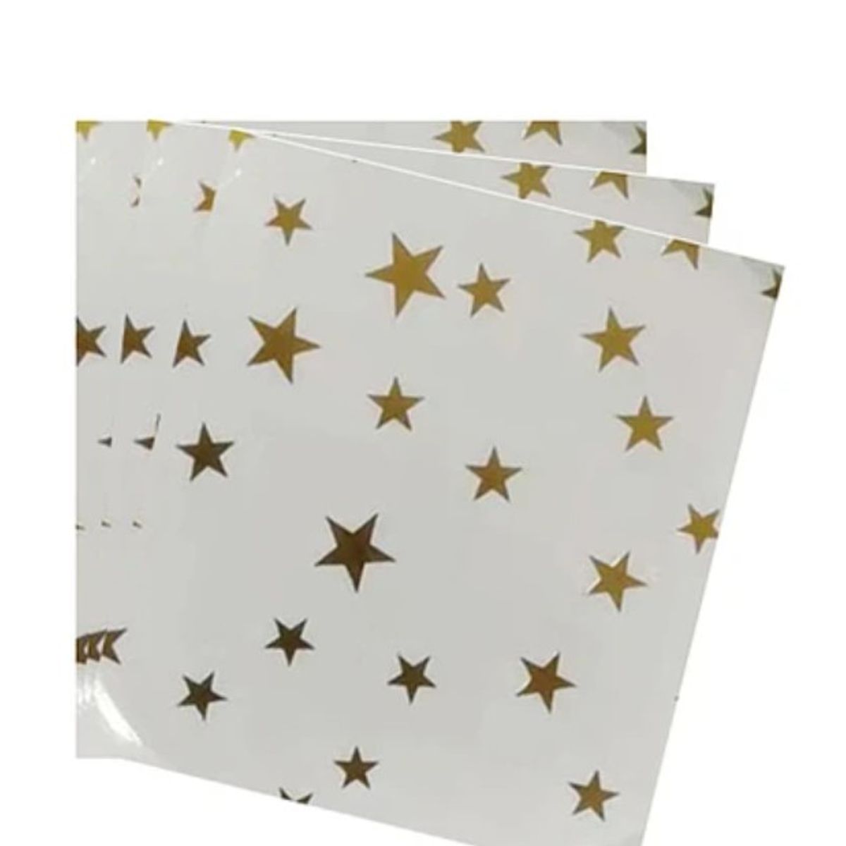 GENERICO - Servilletas De Papel Estrellas Doradas 16Pcs 33X33Cm