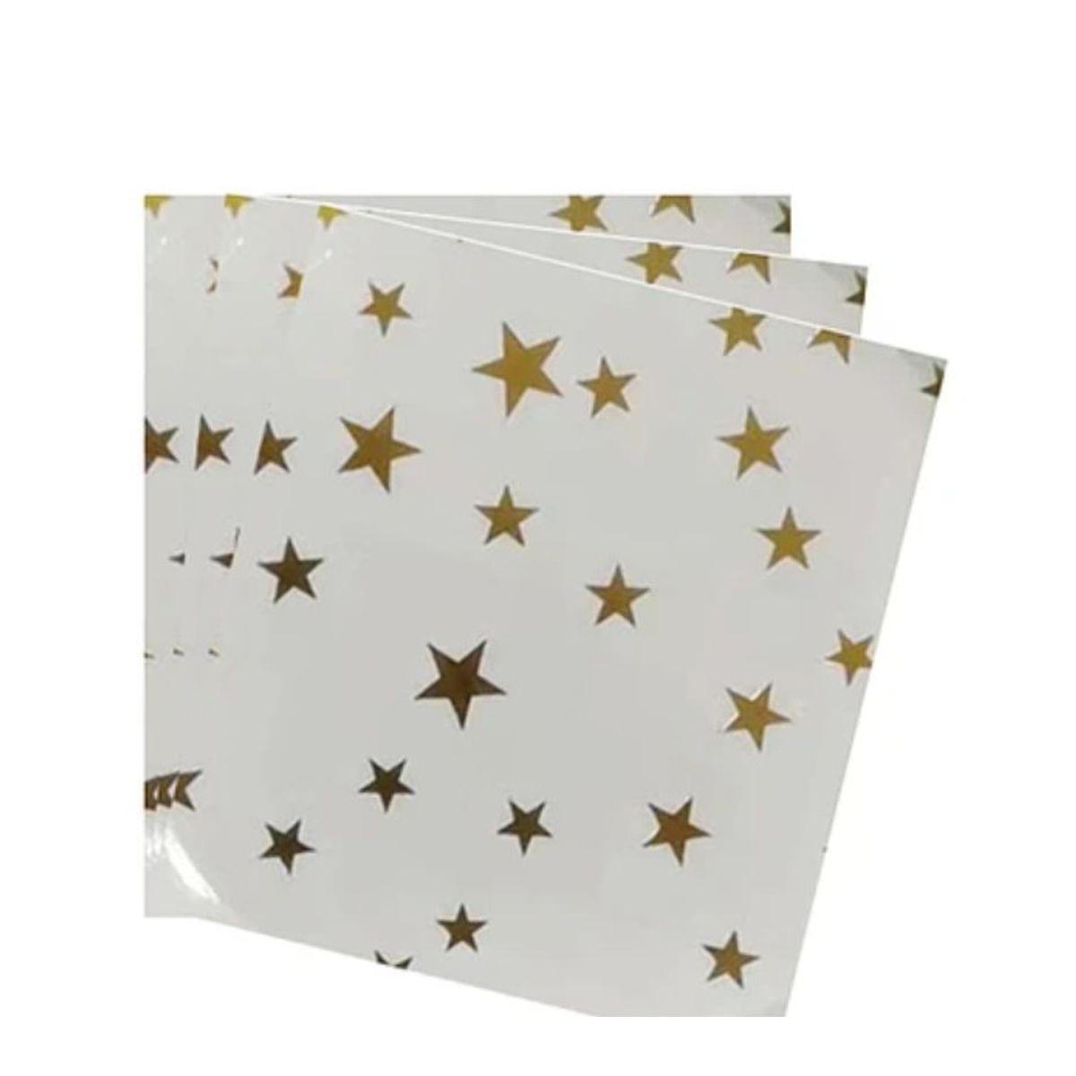 GENERICO - Servilletas De Papel Estrellas Doradas 16Pcs 33X33Cm