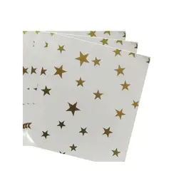 GENERICO - Servilletas De Papel Estrellas Doradas 16Pcs 33X33Cm