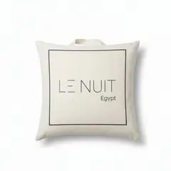 LE NUIT - Almohadas 350 Gr Microfibra Tela 300 Hilos Algodón Egipcio 45x45 cm Blanco