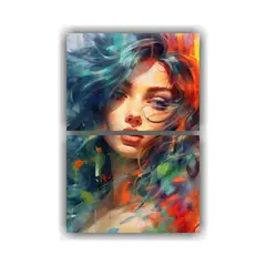 GENERICO - Pinturas Modernas Set 2 Arte Moderno 40x60 Cm