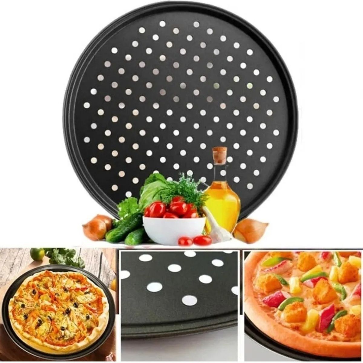 GENERICO - Base Pizza Molde Pizzas Profesional Antiadherente 29cm