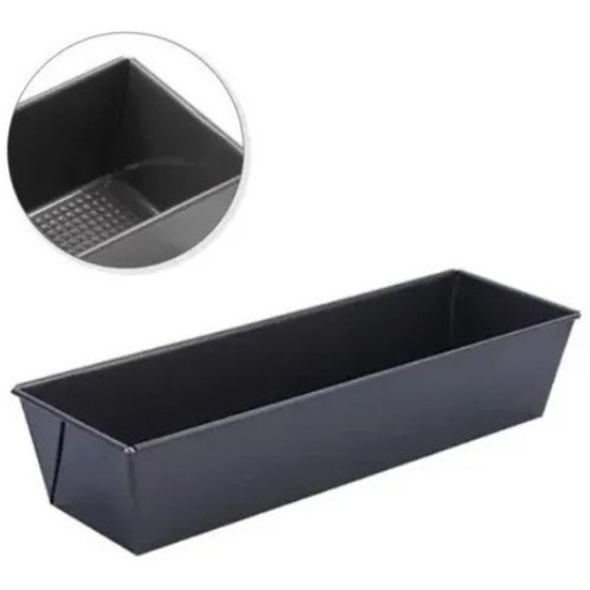 GENERICO - Molde Rectangular Antiadherente Reposteria Queques Pan 25cm