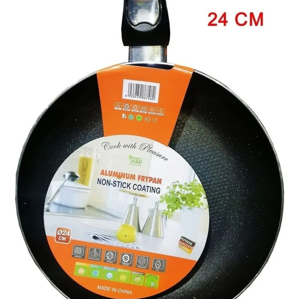 GENERICO - Sartén 24 Cm Antiadherente Teflon