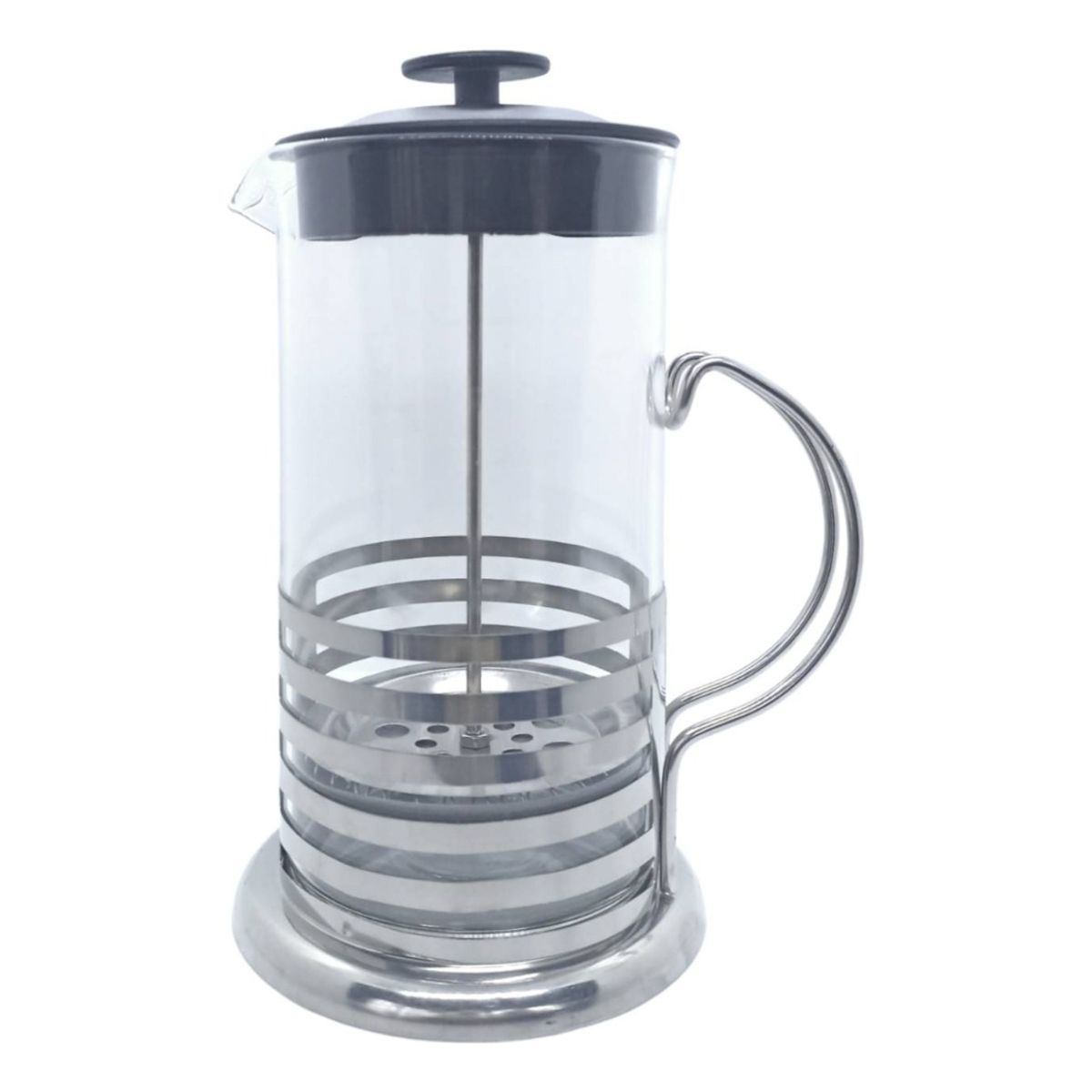 GENERICO - Cafetera Francesa Metal Prensa Manual 600ml