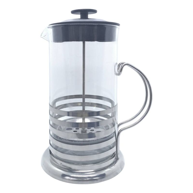 GENERICO - Cafetera Francesa Metal Prensa Manual 600ml