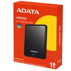 ADATA - Disco Externo 1TB Ultra Slim Multiplataformas HV620S