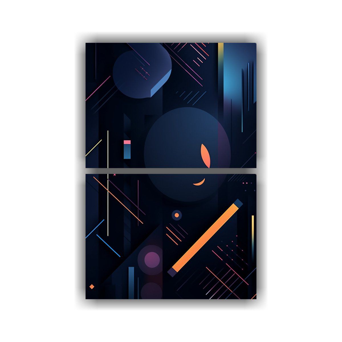 GENERICO - Fondo Móvil Abstracto Con Pinturas Decorativas 40x60 Cm