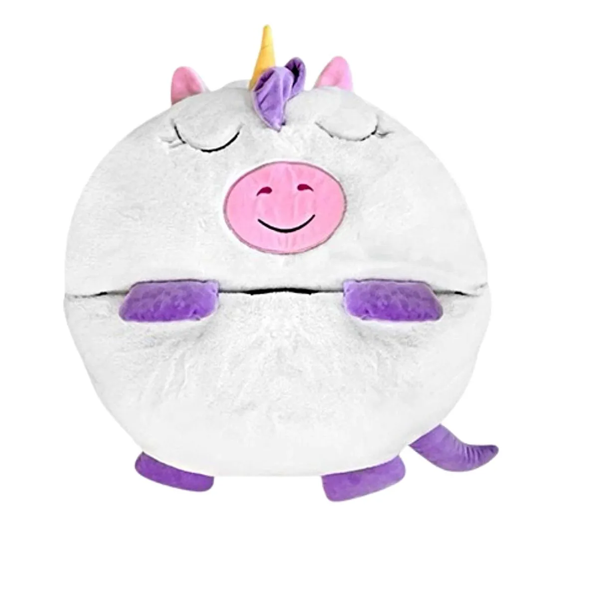 GENERICO - SACO PARA DORMIR PARA NIÑO O NIÑA UNICORNIO BLANCO