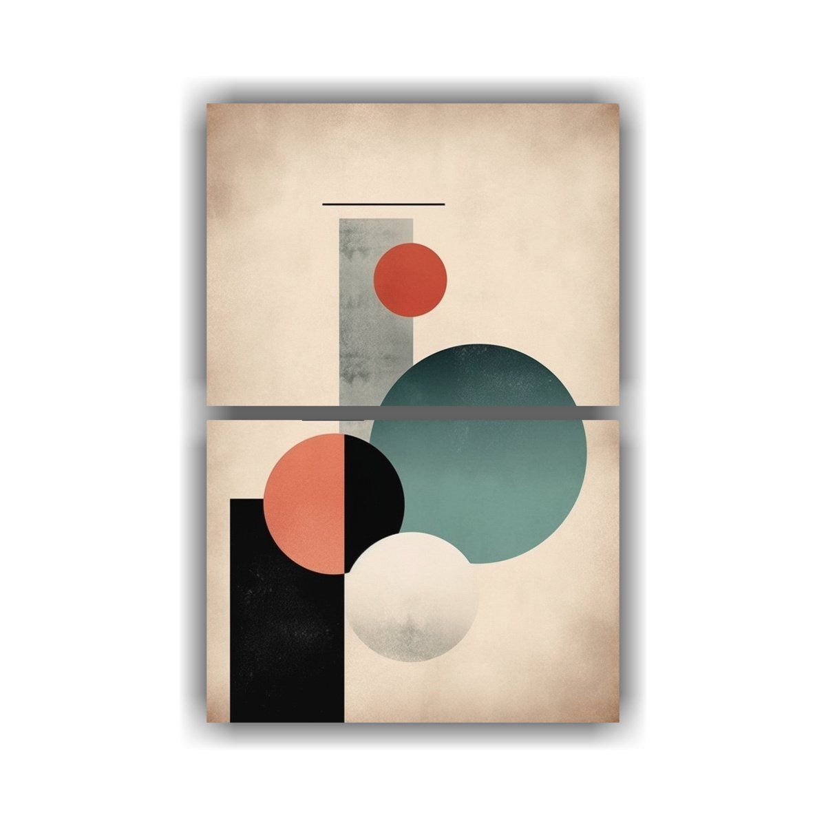 GENERICO - Pinturas Decorativas Abstractas En Relieve 45x60 Cm