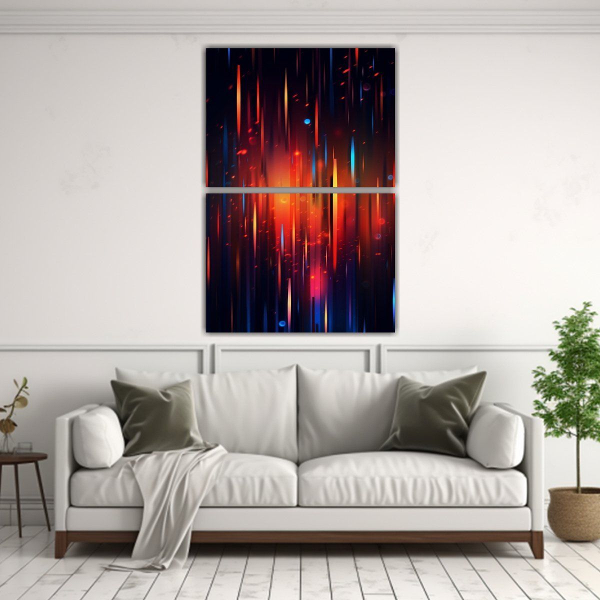 GENERICO - Pinturas De Arte Abstracto De Líneas Finas Y 45x60 Cm