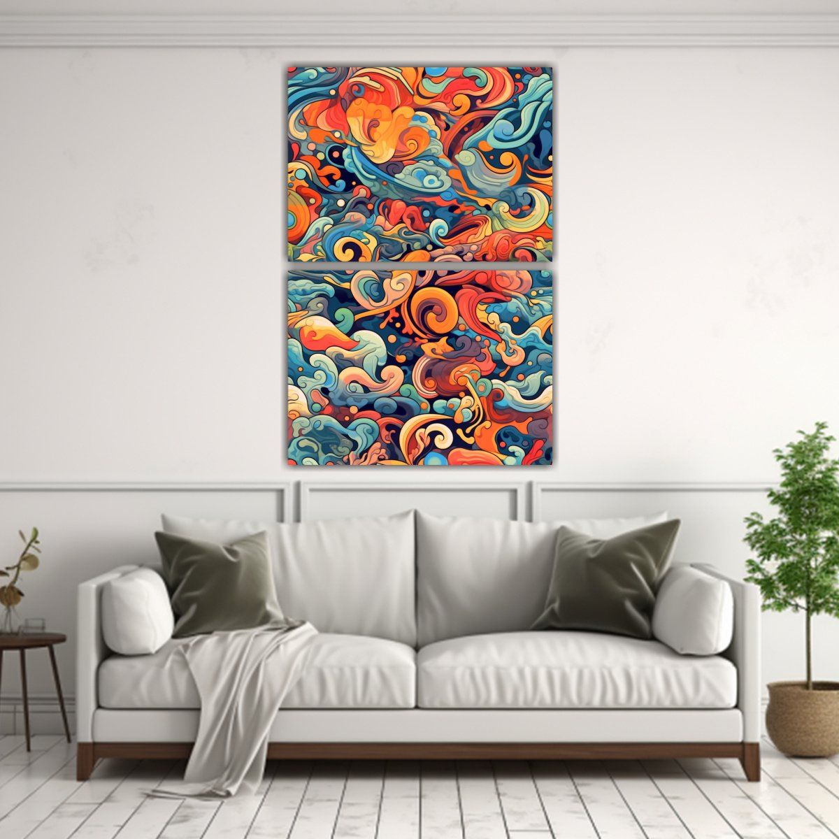 GENERICO - Pinturas Abstractas De Belleza Natural Con 40x60 Cm