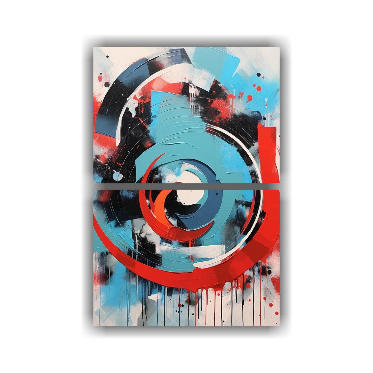 GENERICO - Cuadros Modernos Armonía Cromática Estilo 45x60 Cm