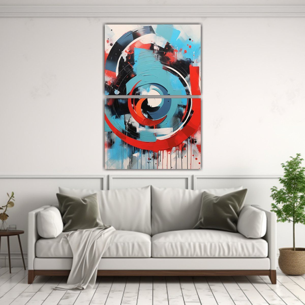 GENERICO - Cuadros Modernos Armonía Cromática Estilo 45x60 Cm