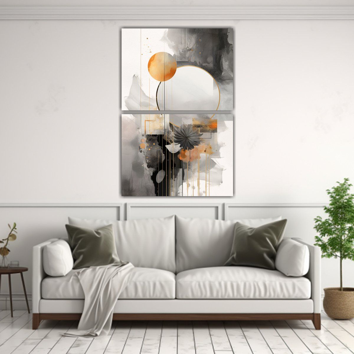 GENERICO - Pinturas Estilo Galería En Diseño De Arte 45x60 Cm