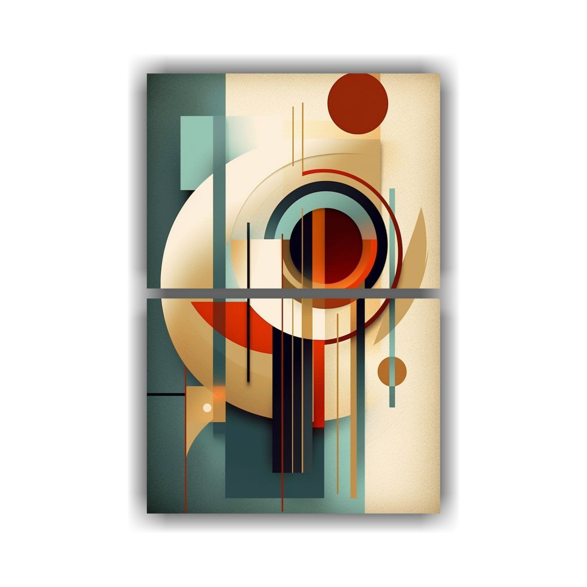 GENERICO - Impresión Arte Abstracto Estilizado Para Paredes 45x60 Cm