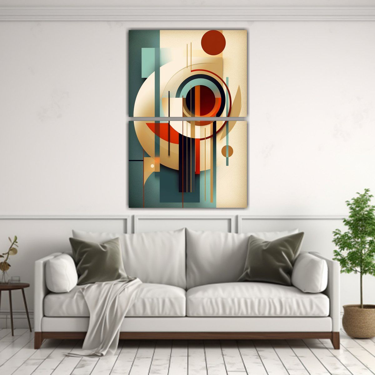 GENERICO - Impresión Arte Abstracto Estilizado Para Paredes 45x60 Cm