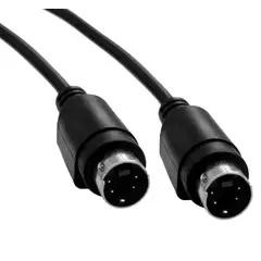 GEN - Cable S-video 4 Pines A S-video 4 Pines Super Video 3 Metros - Negro